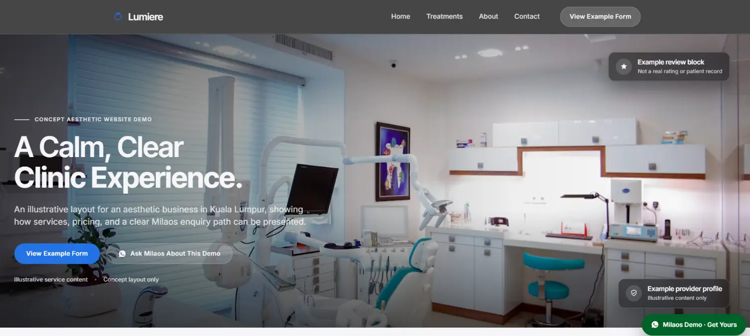 Aesthetic Clinic Demo