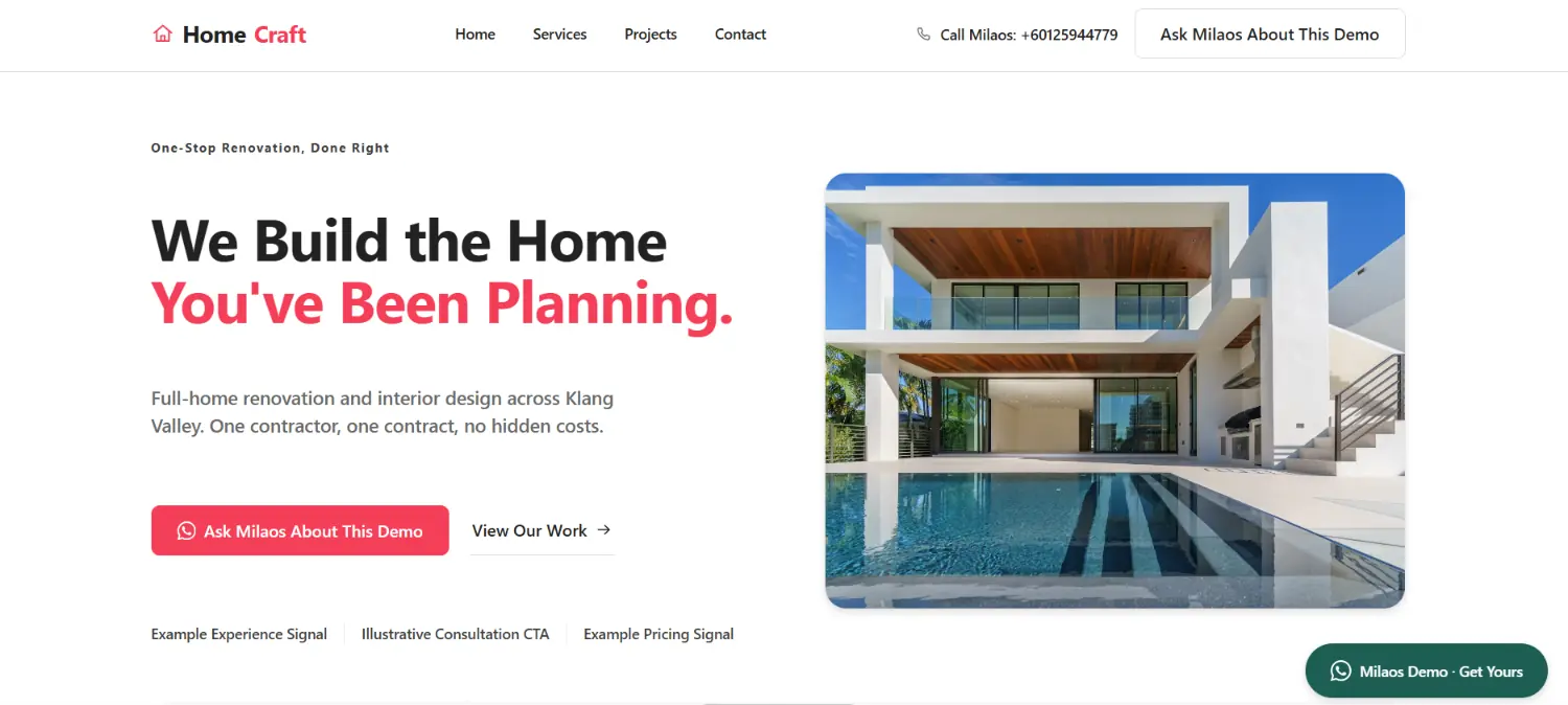 Renovation Demo